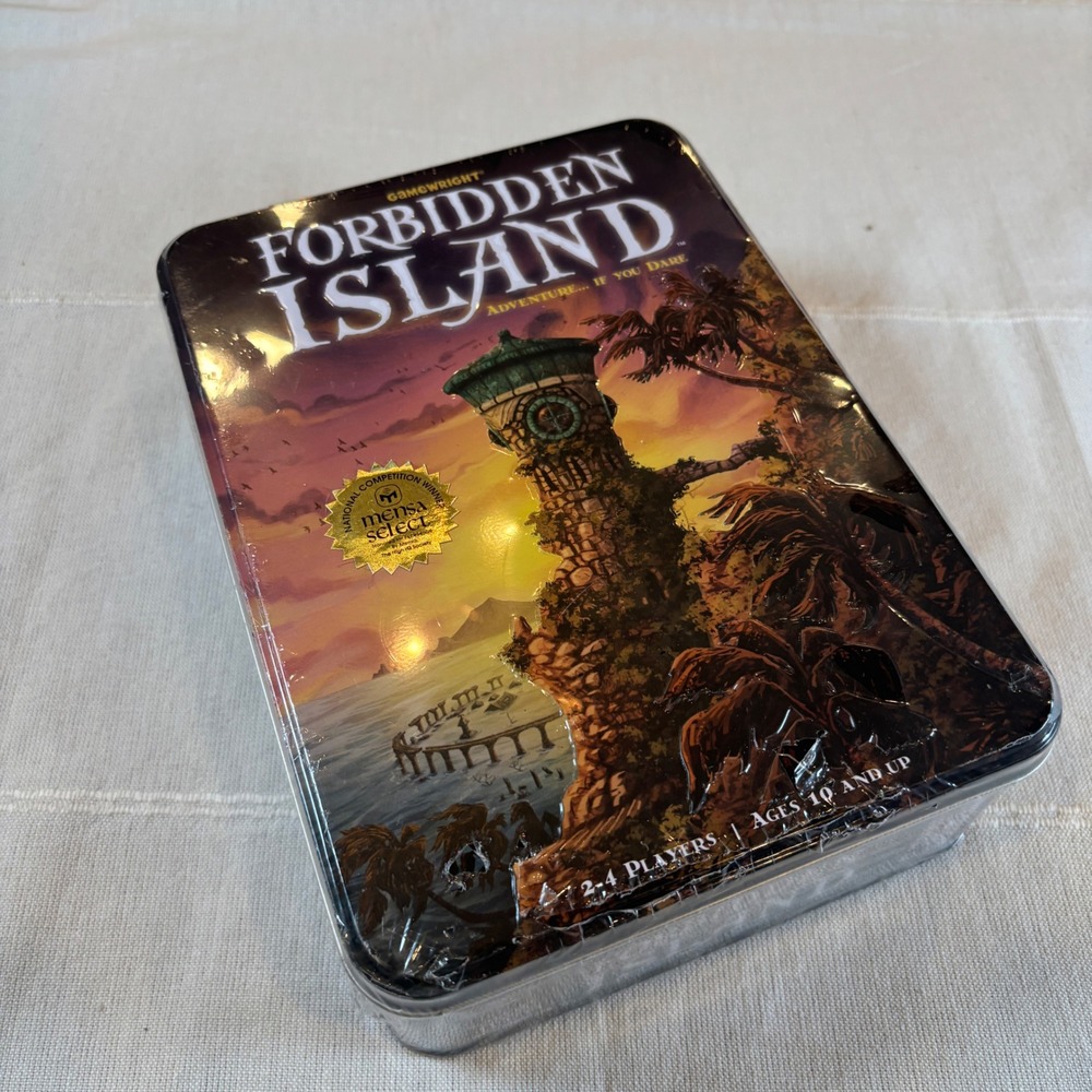 Gamewright Forbidden Island Board Game Strategy Cooperative Tin New Sealed